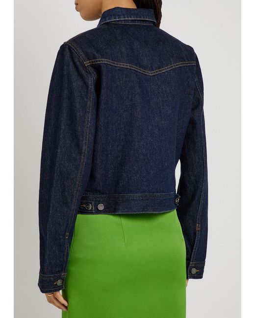 Khaite Blue Augustine Denim Jacket