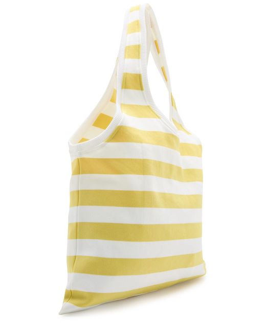 Jacquemus Gray Le Sac Marcel Striped Knitted Tote