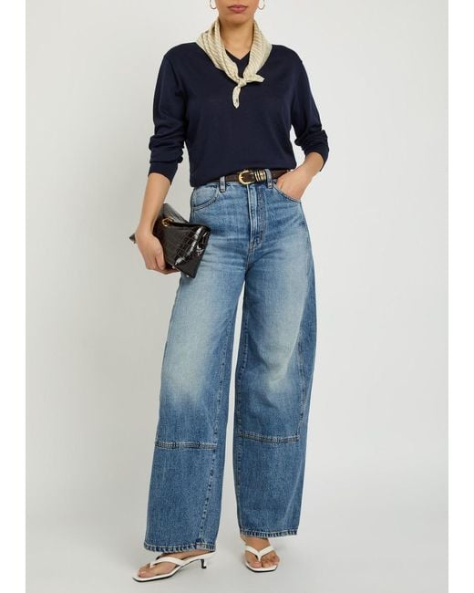 RÙADH Blue The Rhone Wide-Leg Jeans