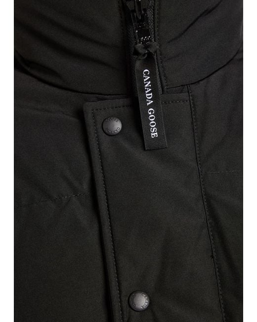 Canada Goose Black Bayview Parka Quilted Arctic-Tech Jacket for men