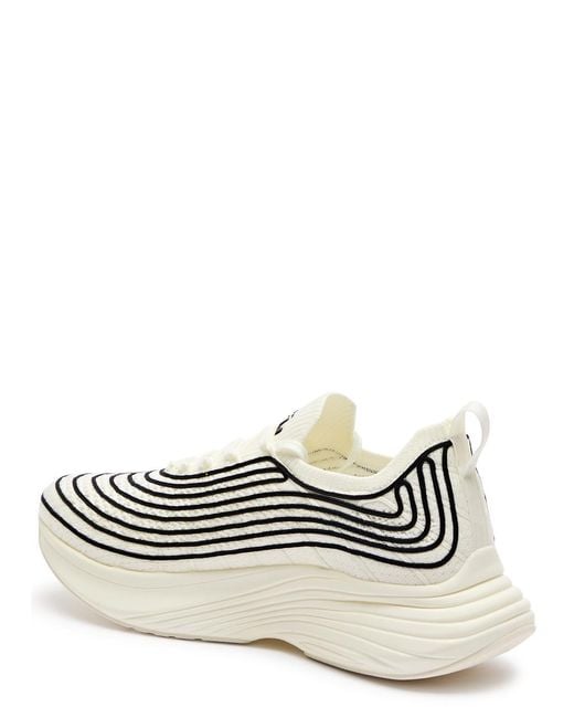 Athletic Propulsion Labs White Techloom Zipline Knitted Sneakers