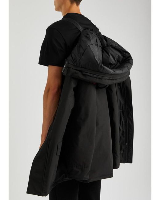 Canada Goose Black Langford Arctic-tech Parka for men