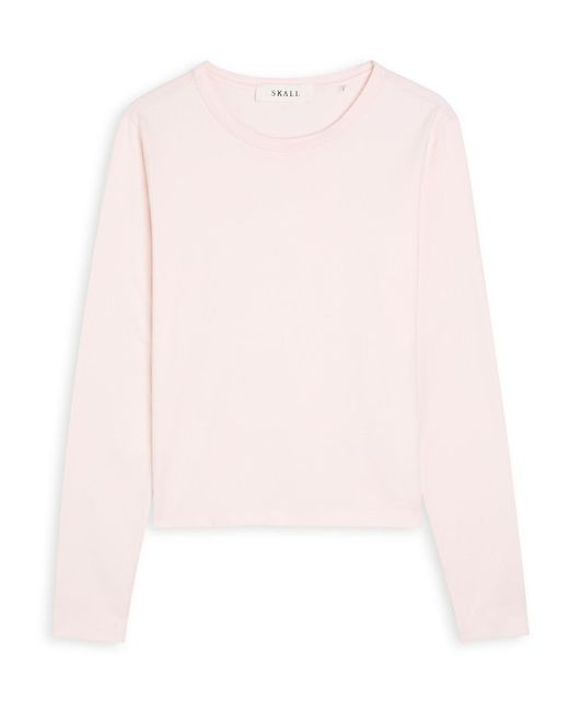 Skall Studio Pink Loui Cotton Top