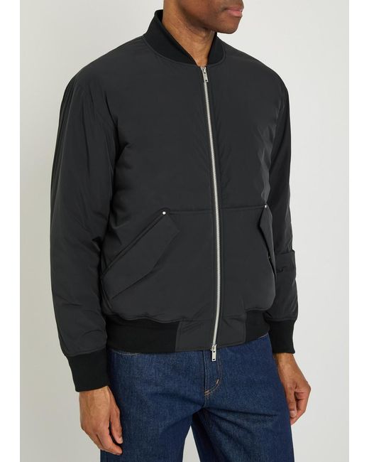 Moose Knuckles Black Brixton Padded Shell Jacket for men
