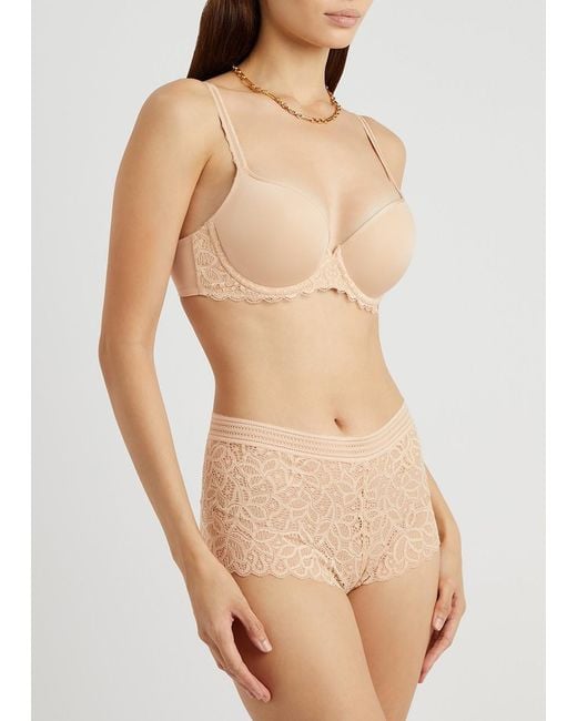 Wacoal Natural Raffine Almond Lace Short Briefs