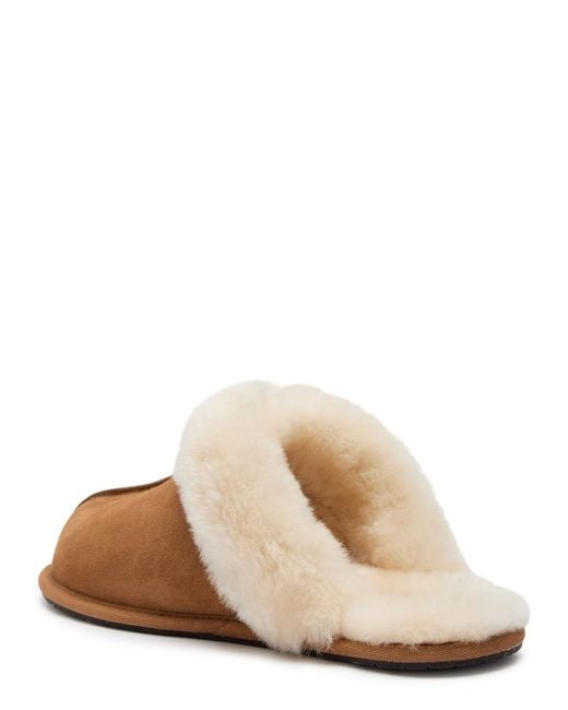 Ugg Brown Scuffette Ii Suede Slippers