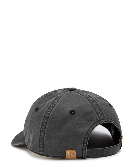 Now You Live Black Origin Logo-Embroidered Cotton Cap
