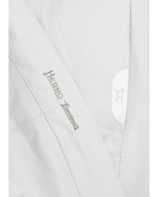 Herno White Laminar Shell Jacket