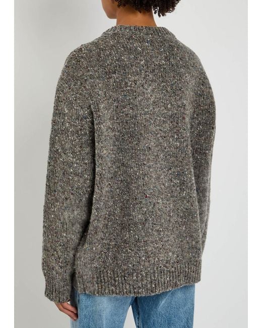 Maison Margiela Gray Wool Jumper