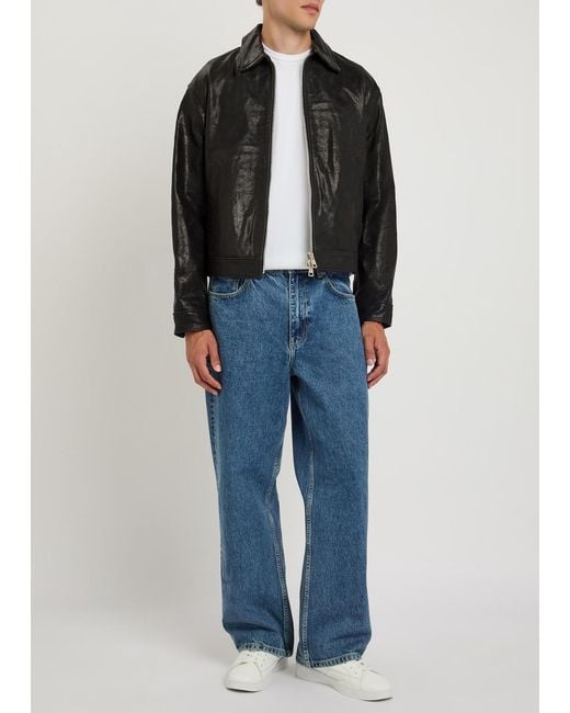 Picante Black Leather Jacket for men