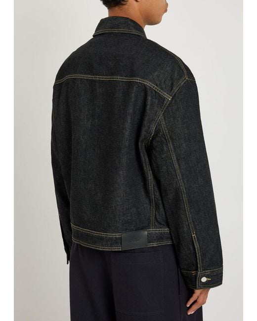 Studio Nicholson Black Denim Jacket for men