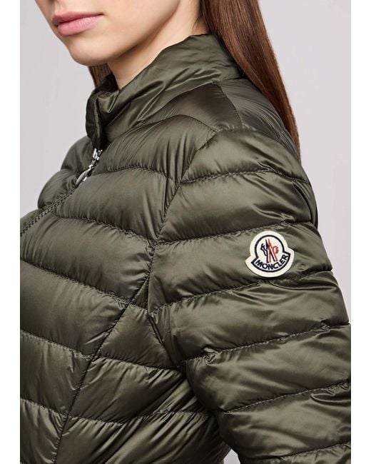 Moncler Green Igelle Quilted Shell Jacket