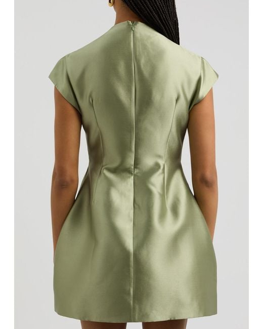 Odd Muse Green The Ultimate Muse Crepe Mini Dress
