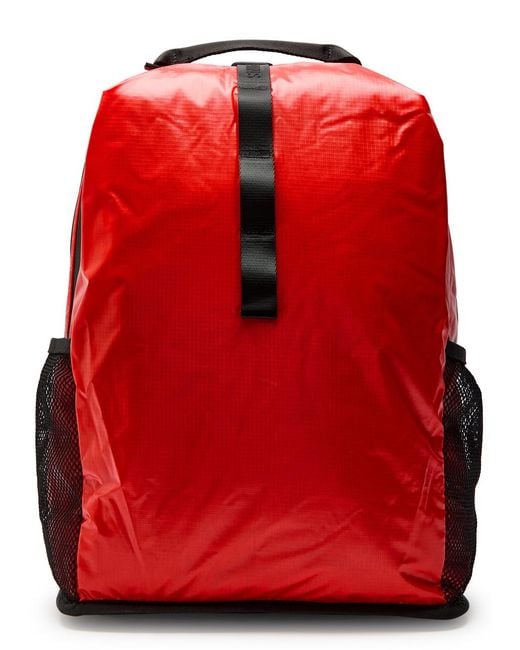 Rains Red Sibu Waterproof Backpack for men