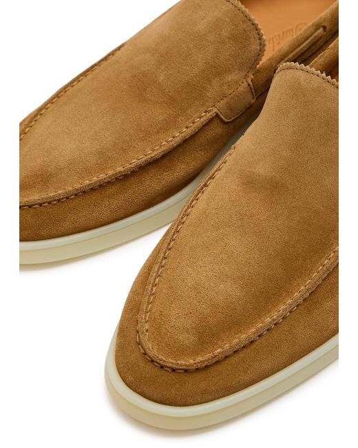 Aurélien Brown Yacht Suede Loafers for men