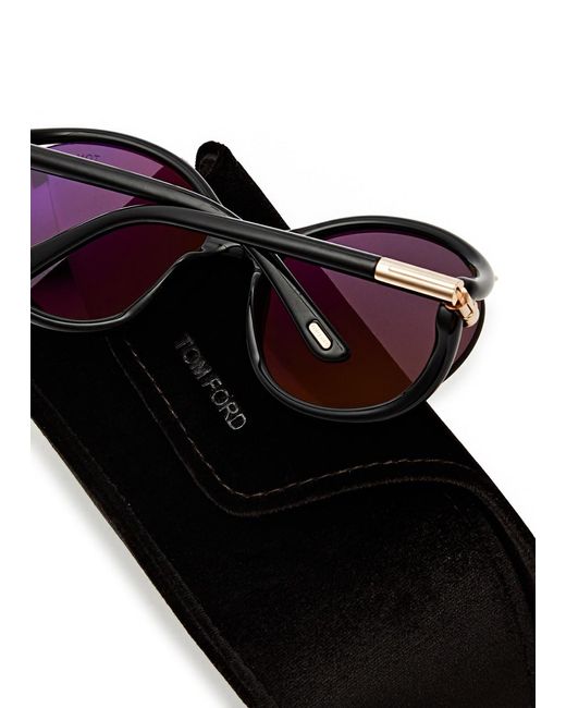 Tom Ford Brown Melody Round-frame Sunglasses