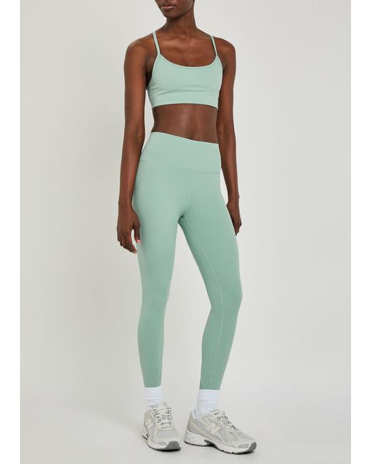 vuori Green All The Feels Stretch-Jersey Leggings