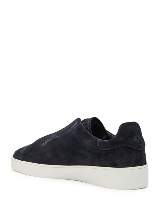 Jude Llow Black Luca Suede Sneakers for men