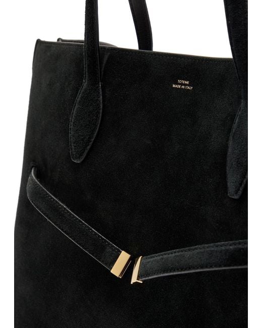 Totême  Black Day Suede Tote