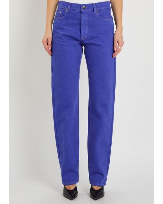 Versace Blue Straight-Leg Jeans