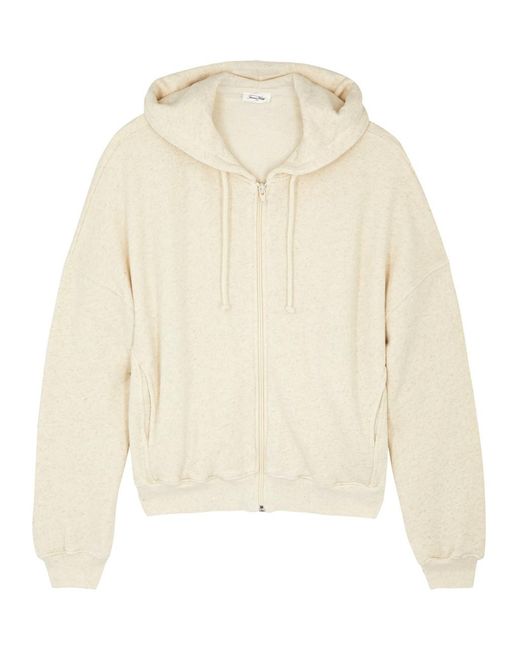 American Vintage Natural Itonay Hooded Cotton-blend Sweatshirt