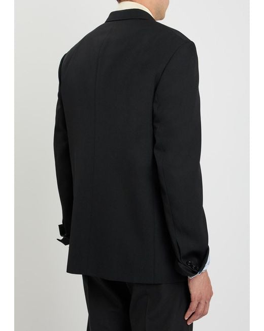 Loewe Black Layered Wool Blazer for men