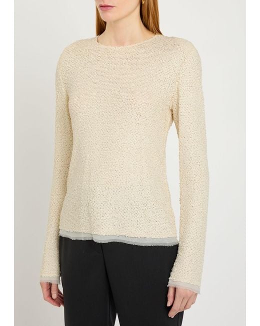 Heirlome Natural Amy Bouclé Top