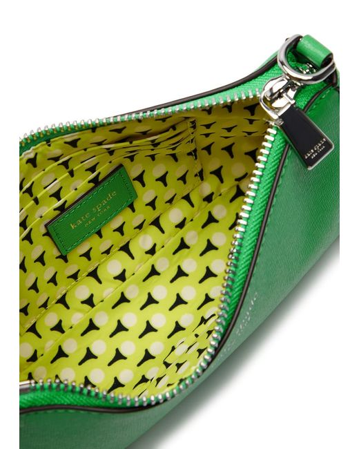 Kate Spade Green Double Up Colourblocked Leather Cross-body Bag
