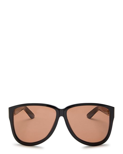 Miu Miu Black Butterfly-Frame Sunglasses