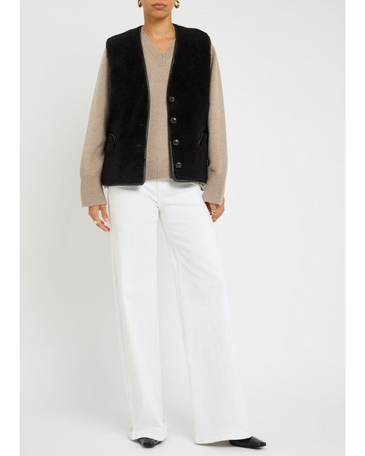 Blazé Milano Black Tatoosh Sheepskin Gilet