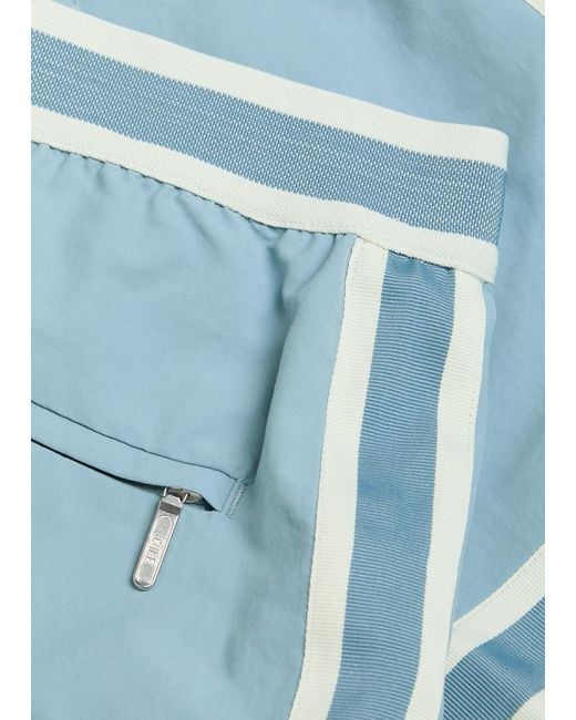 CHE Blue Baller Striped Poplin Swim Shorts for men