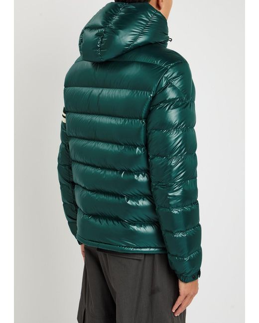 Moncler Green Landre Padded Shell Jacket for men