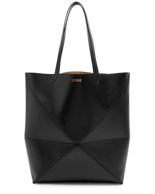Loewe Black Raffia Large Tote Bag for men