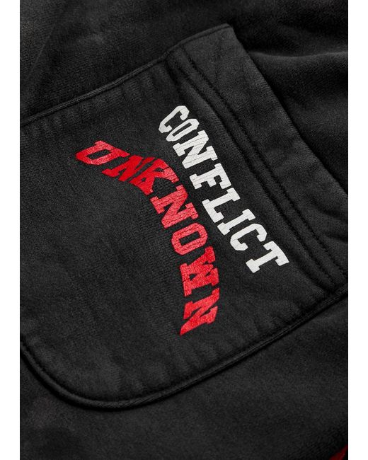 SAINT Mxxxxxx Denim Tears Struggle Printed Cotton Sweatpants in