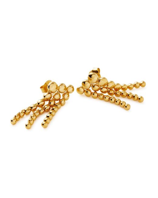 Missoma Metallic Articulated 18kt Vermeil Drop Earrings