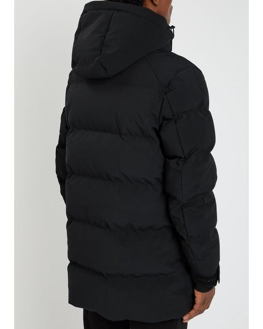 Belstaff Black Pendulum Padded Shell Coat for men