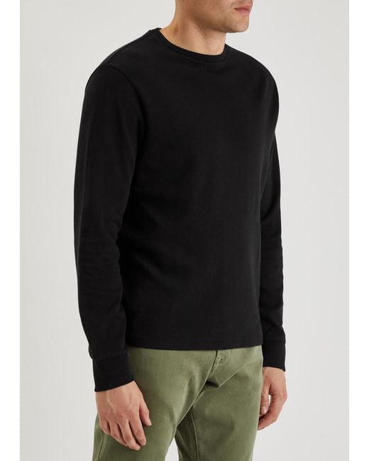 FRAME Black Cotton Top for men