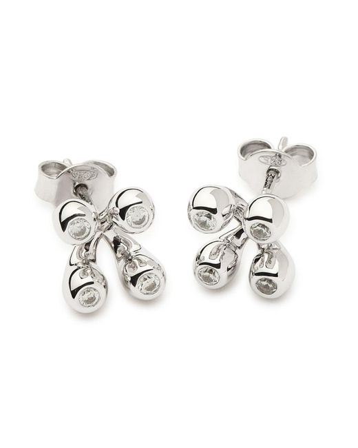 Missoma White X The Flag Twins Atom Sterling Stud Earrings