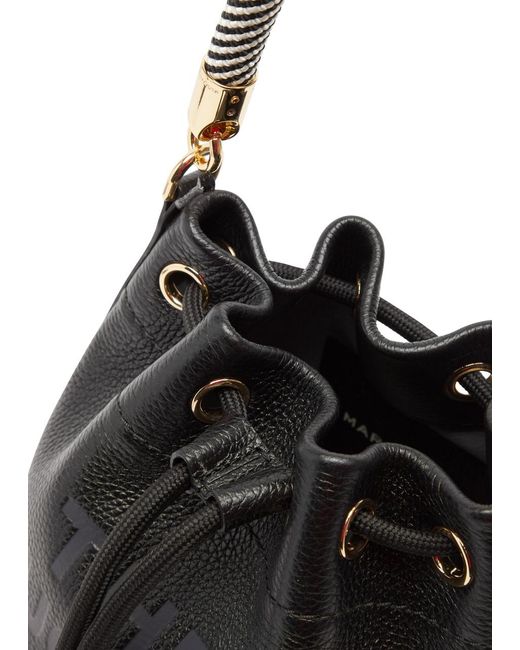 Marc Jacobs Black The Bucket Leather Bucket Bag