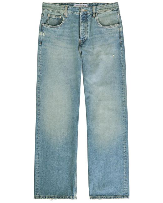Won Hundred Blue Genoa Straight-Leg Jeans for men
