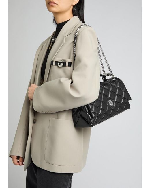 Marc Jacobs Black The Dual Leather Shoulder Bag