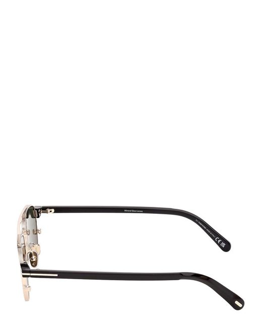 Tom Ford Metallic Anthony Aviator-Style Sunglasses for men