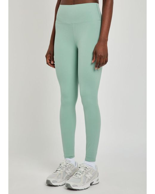 vuori Green All The Feels Stretch-Jersey Leggings