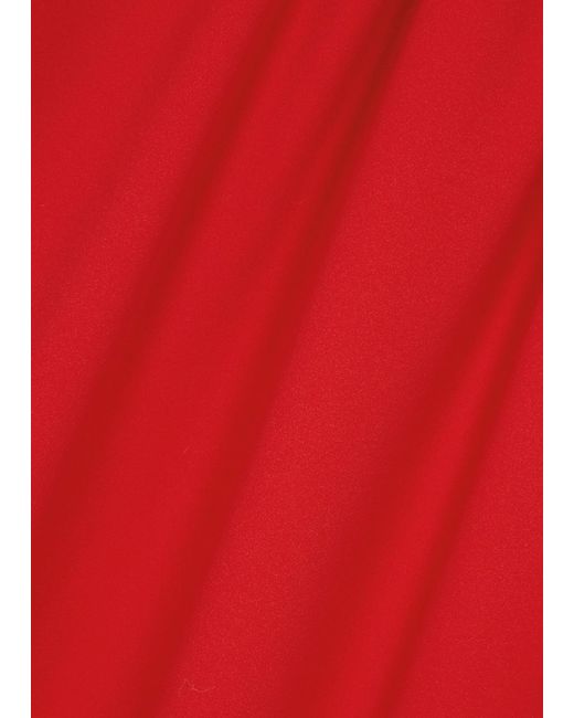 Solace London Red Tara Crepe Maxi Dress