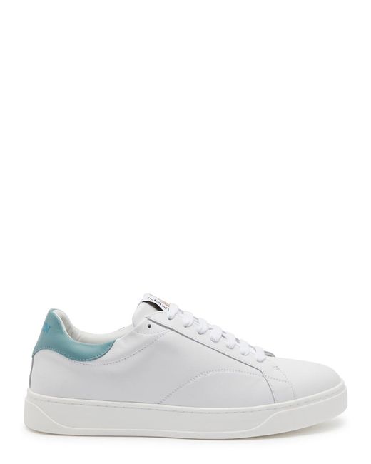 Lanvin White Ddb0 Leather Sneakers for men