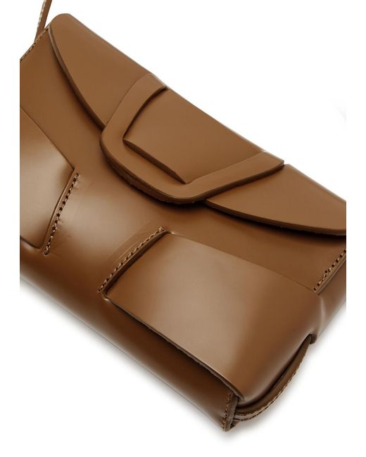 Hereu Brown Mabra Leather Cross-body Bag