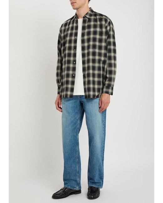 Ssstein Multicolor Checked Woven Shirt for men