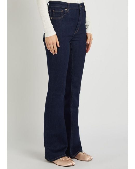 FRAME Blue The Reboot Boot-Leg Jeans