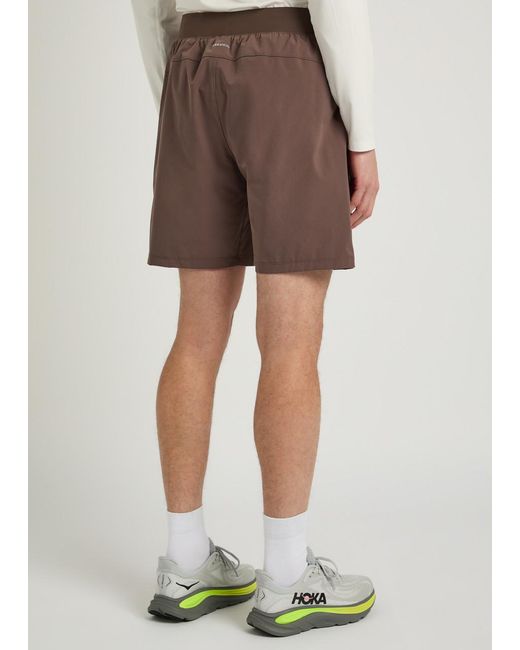 Condition Brown Core Logo Shell Shorts for men