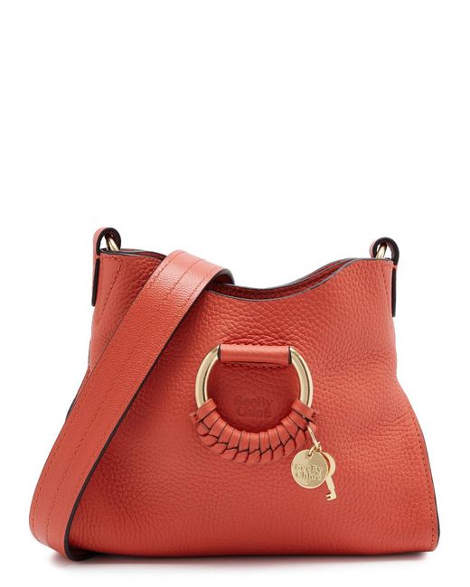 See By Chloé Red Joan Mini Leather Cross-body Bag